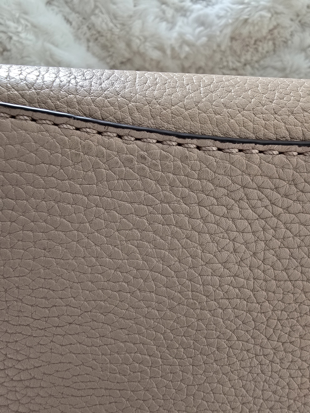 Tory Burch Taupe Leather Crossbody Bag - Picture 6 of 11